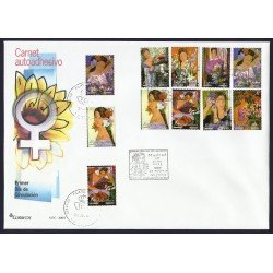 España 4003C 2003 matasello y Sobre Primer Día Carné autoadhesivo La mujer y las España 4003C 2003 matasello y Sobre Primer Día Carné autoadhesivo La mujer y las
