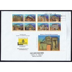 España 4838C 2014 Sobre circulado Arcos y Puertas Monumentos España 4838C 2014 Sobre circulado Arcos y Puertas Monumentos