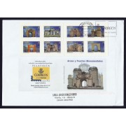 España 4681C 2012 carnet Sobre circulado Arcos y Puertas Monumentales