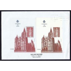 España 4761 2012 HB sobre circulado Catedral de León Catedrales España 4761 2012 HB sobre circulado Catedral de León Catedrales