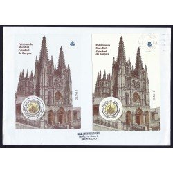 España 4709 2012 HB sobre circulado Catedral de Burgos Catedrales España 4709 2012 HB sobre circulado Catedral de Burgos Catedrales
