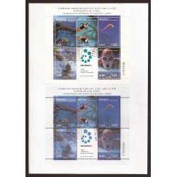 España 3991 2003 Hojita sobre matasello Campeonatos de Natación Barcelona 2003 España 3991 2003 Hojita sobre matasello Campeonatos de Natación Barcelona 2003
