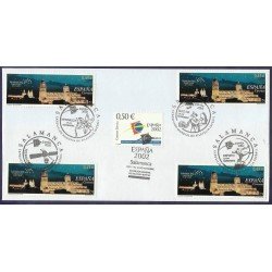 España 3813+3877 2001 sobre matasello Salamanca Ciudad Europea de la Cultura España 3813+3877 2001 sobre matasello Salamanca Ciudad Europea de la Cultura