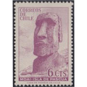 Chile 307 1965 Moai Isla de Pascua MNH