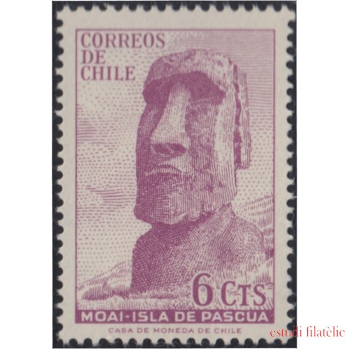 Chile 307 1965  Moai Isla de Pascua MH