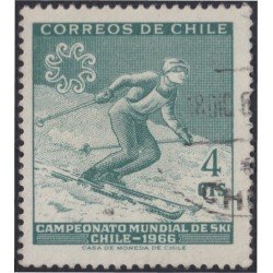 Chile 309 1965 Campeonato Mundial de Esquí usado Chile 309 1965 Campeonato Mundial de Esquí usado
