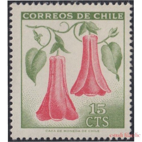 Chile 310 1965 Serie Antigua Flor Nacional MNH