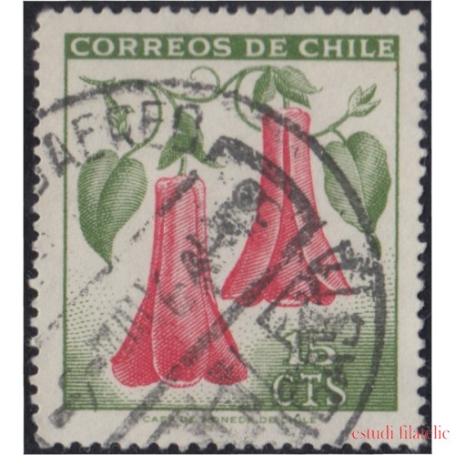 Chile 310 1965 Serie Antigua Flor Nacional usado