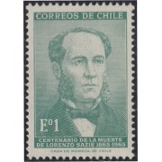 Chile 311 1966 Centenario de la muerte de Lorenzo Sazie MNH