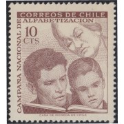 Chile 312 1966 Campaña Nacional de alfabetización MNH