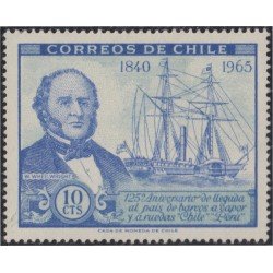 Chile 313 1966 Barcos a vapor y a ruedas W. Wheelwright MH Chile 313 1966 Barcos a vapor y a ruedas W. Wheelwright MH