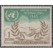 Chile 316 1966 Año de la cooperación Internacional MNH