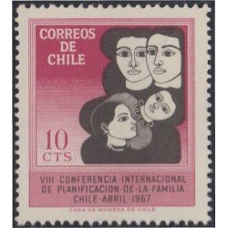 Chile 318 1967 VII Conferencia Internacional de planificación de la familia MNH Chile 318 1967 VII Conferencia Internacional de planificación de la familia MNH