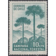 Chile 319 1967 Campaña Nacional Forestal MH