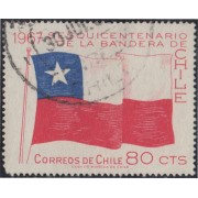 Chile 321 1967 150 Años de la Bandera Nacional usado