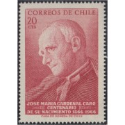 Chile 322 1967 Centenario del nacimiento del Cardenal José María Caro MNH