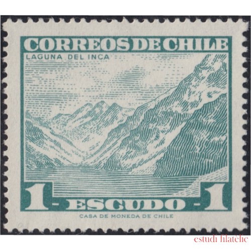 Chile 323 1968 Serie antigua Laguna Inca MNH
