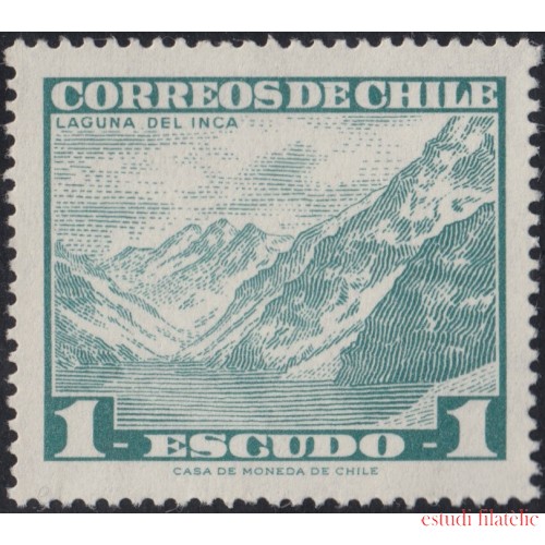 Chile 323 1968 Serie antigua Laguna Inca MH