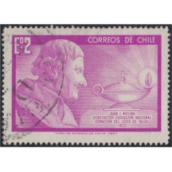 Chile 326 1968 Homenaje a Juan I. Molina usado Chile 326 1968 Homenaje a Juan I. Molina usado