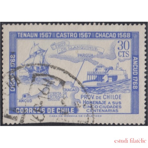 Chile 327 1968 Provincia de Chiloé usado