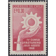Chile 328 1968 IV Censo Manufacturado MNH