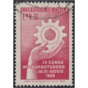 Chile 328 1968 IV Censo Manufacturado usado
