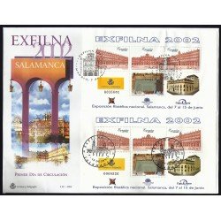España 3906 2002 Hojita Sobre Primer Día Exfilna matasello Exfilna Salamanca 2002 España 3906 2002 Hojita Sobre Primer Día Exfilna matasello Exfilna Salamanca 2002