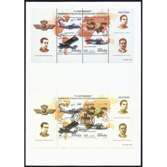 España 3790 HB 2001 matasello Exposición Filatelica Alcalá de Henares 2001 España 3790 HB 2001 matasello Exposición Filatelica Alcalá de Henares 2001