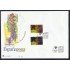 España 3948 2 sellos 2002 Sobre Primer Día matasello Expo Mundial Filatélica