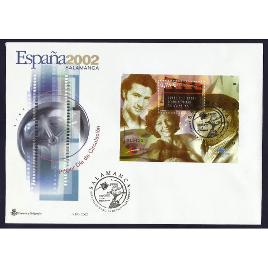 España 3944 2002 HB matasello Exposición Mundial Salamanca 2002 España 3944 2002 HB matasello Exposición Mundial Salamanca 2002