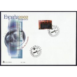 España 3946 2002 Sobre Primer Día matasellado Expo Mundial España 3946 2002 Sobre Primer Día matasellado Expo Mundial