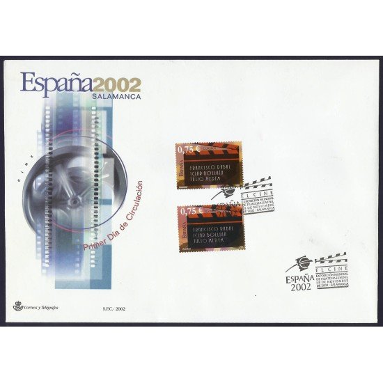 España 3946 2002 Sobre Primer Día matesallo Expo Mundial España 3946 2002 Sobre Primer Día matesallo Expo Mundial