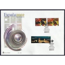 España 3946 2002 Sobre Primer Día matesallo Expo Mundial España 3946 2002 Sobre Primer Día matesallo Expo Mundial