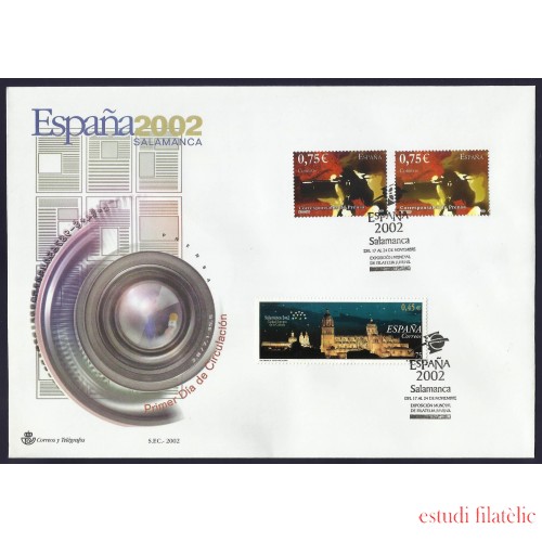 España 3946 2002 Sobre Primer Día matesallo Expo Mundial 