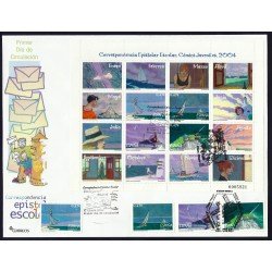 España 4065-4068 2004 MP 81 matasello Sobre Primer Día Correspondencia Epistolar España 4065-4068 2004 MP 81 matasello Sobre Primer Día Correspondencia Epistolar