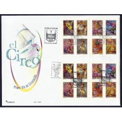 España 4133-4140 2005 matasello Sobre XXXVII Feria Nacional del Sello 2005 El Circo España 4133-4140 2005 matasello Sobre XXXVII Feria Nacional del Sello 2005 El Circo