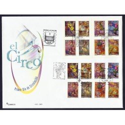 España 4133C 2005 Carnet matasello Sobre Primer Día XXXVII Feria Nacional del Sello 2005 El Circo España 4133C 2005 Carnet matasello Sobre Primer Día XXXVII Feria Nacional del Sello 2005 El Circo