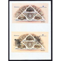 España 4164 2005 Hojita sobre matasello 50 Años de la Navidad España 4164 2005 Hojita sobre matasello 50 Años de la Navidad