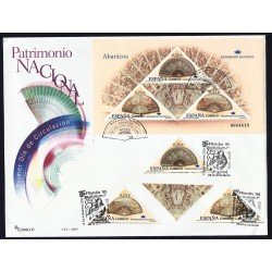 España 4164 2005 Hojita + sellos matasello Sobre Primer Día Navidad 50 años España 4164 2005 Hojita + sellos matasello Sobre Primer Día Navidad 50 años