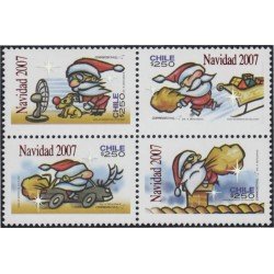 Chile 1774/77 2007 Navidad Chritsmas MNH