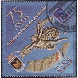 Chile 1691 2005 75 Años de la subsecretaría e aviación usado