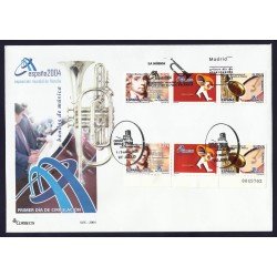 España 4085-4086 2004 2 Trípticos con matasello Sobre Primer Día España 4085-4086 2004 2 Trípticos con matasello Sobre Primer Día