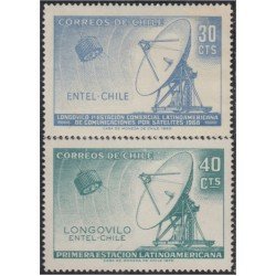 Chile 334/34A 1969 Longovil Entel-Chile MNH Chile 334/34A 1969 Longovil Entel-Chile MNH