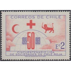 Chile 335 1969 Cruz Roja MNH Chile 335 1969 Cruz Roja MNH