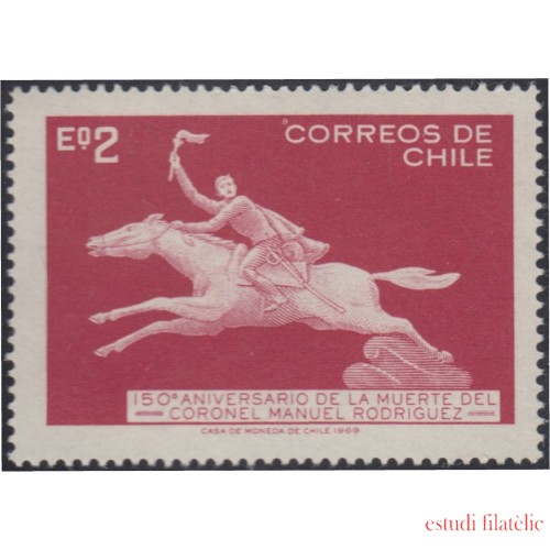 Chile 337 1969 Coronel Manuel Rodríguez MNH