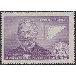 Chile 342 1970 Policarpo Toro MNH Chile 342 1970 Policarpo Toro MNH