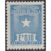 Chile 345A 1970 Modernización de correos MNH