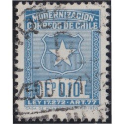 Chile 345A 1970 Modernización de correos usado Chile 345A 1970 Modernización de correos usado