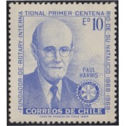 Chile 346 1970 100 Años del nacimiento de Paul Harris MNH