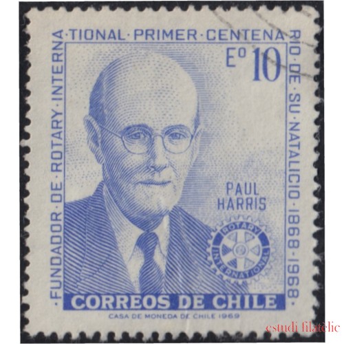 Chile 346 1970 100 Años del nacimiento de Paul Harris usado